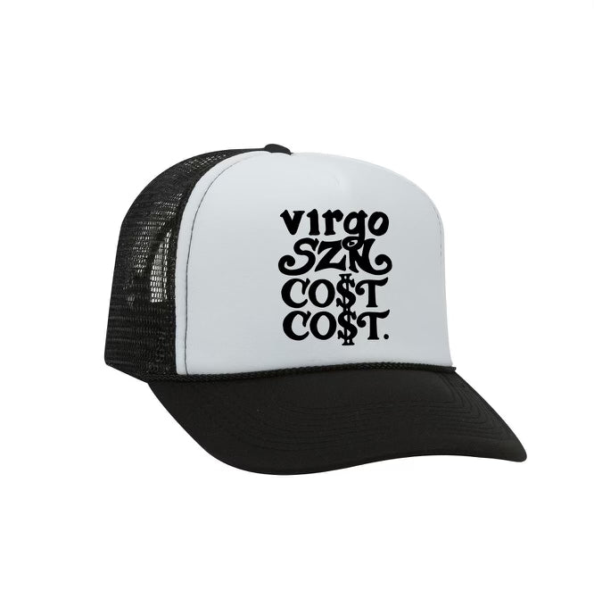 Virgo SZN Trucker- BLACK