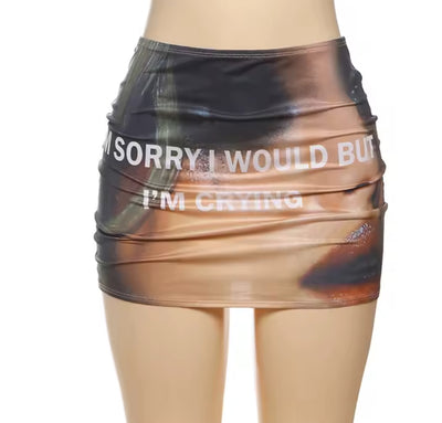 Sample skirt large stretch