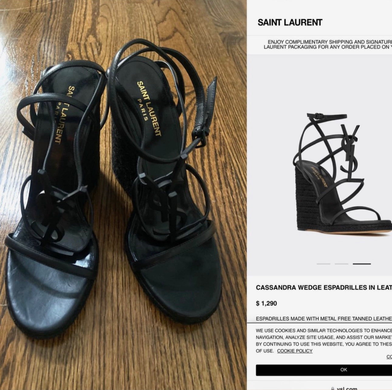 [Closet] Saint Laurent Wedge Heel