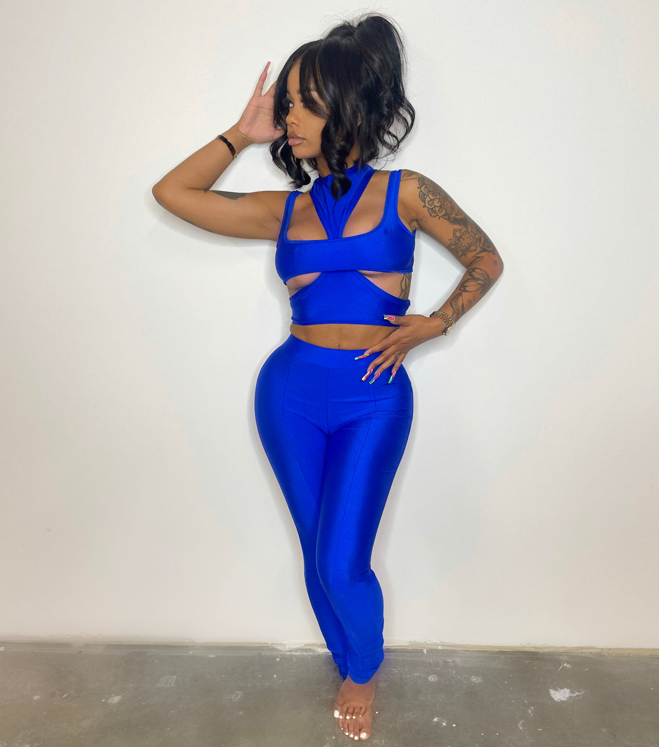 BLUE SAMPLE TOP ONLY