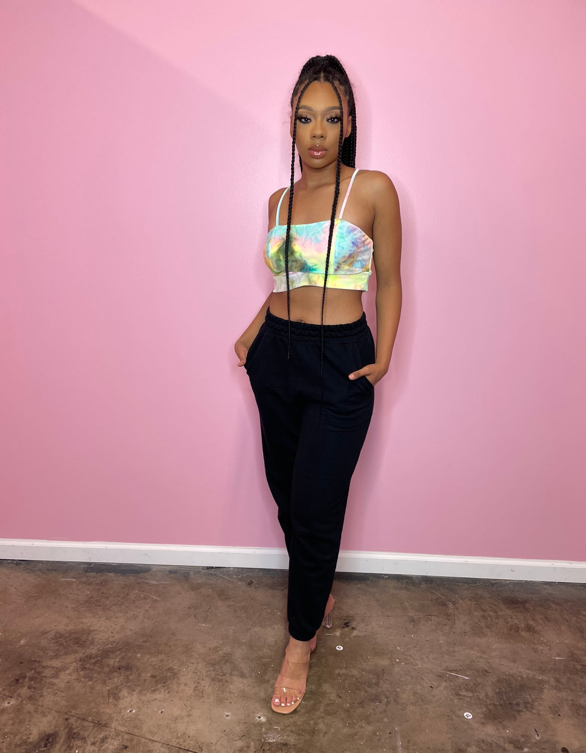 Brand new tie dye crop