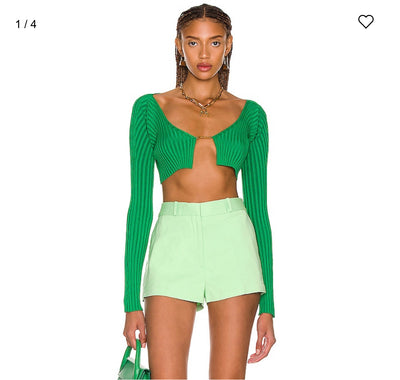 (CLOSET) Jacquemas Green Top