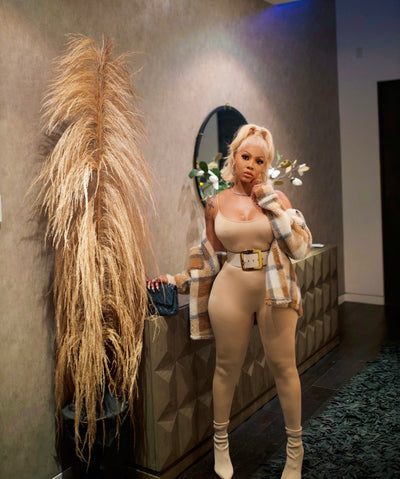 Nude Spaghetti Strap Jumpsuit